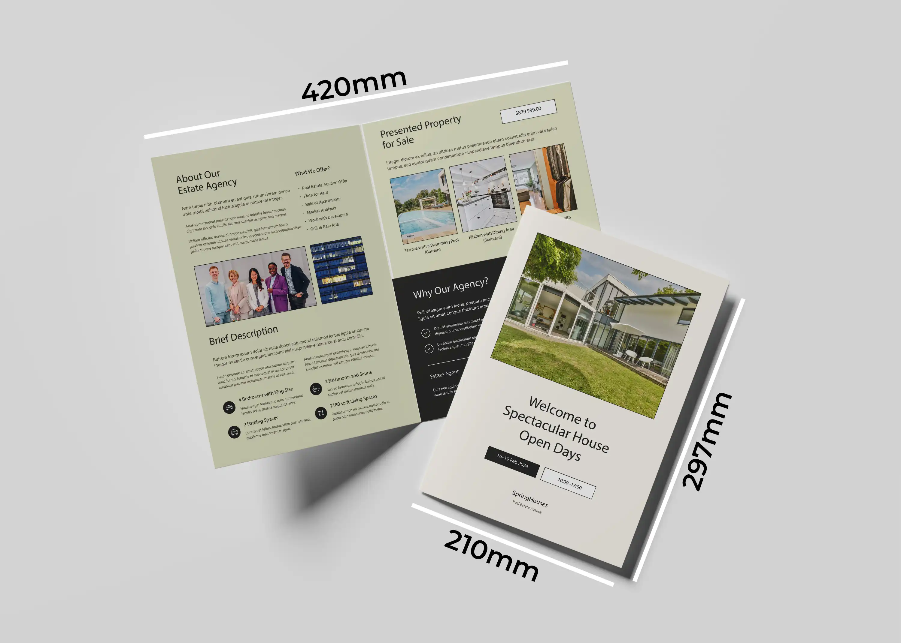 A3 Bifold Flyers and Leaflets