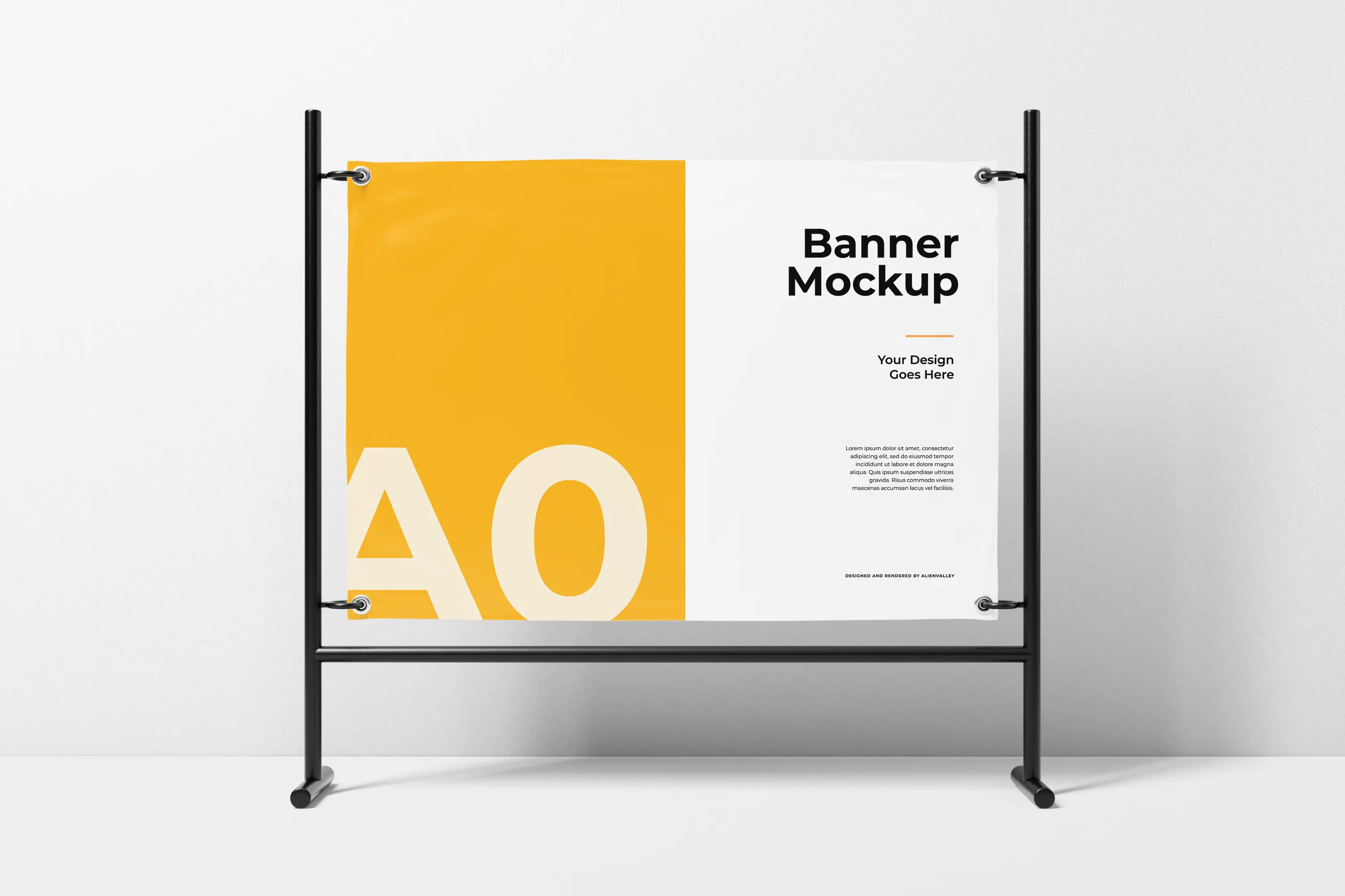 A0 Banner Mockup